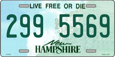 NH license plate 2995569