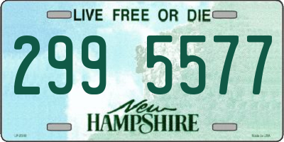 NH license plate 2995577