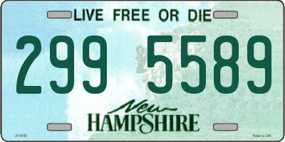 NH license plate 2995589