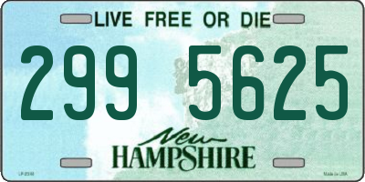 NH license plate 2995625