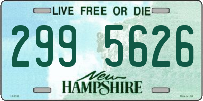 NH license plate 2995626