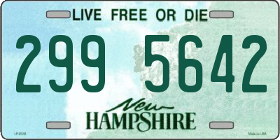 NH license plate 2995642