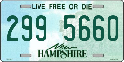 NH license plate 2995660