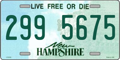 NH license plate 2995675