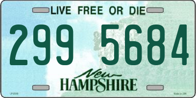NH license plate 2995684
