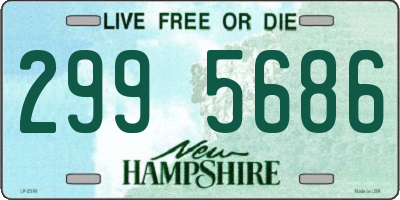 NH license plate 2995686