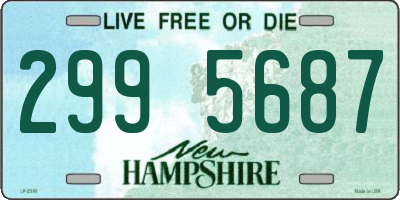 NH license plate 2995687
