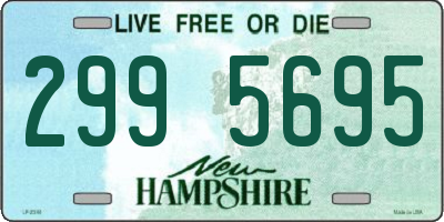 NH license plate 2995695