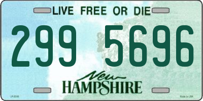 NH license plate 2995696