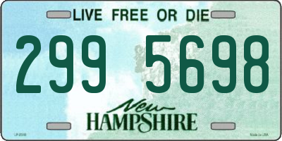 NH license plate 2995698