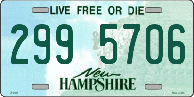 NH license plate 2995706