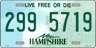 NH license plate 2995719