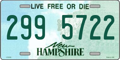 NH license plate 2995722