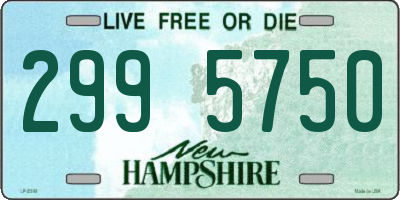 NH license plate 2995750