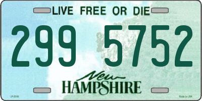 NH license plate 2995752