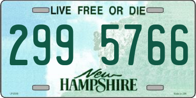NH license plate 2995766