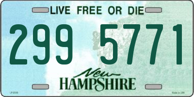 NH license plate 2995771