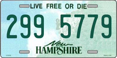 NH license plate 2995779
