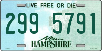 NH license plate 2995791