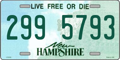 NH license plate 2995793