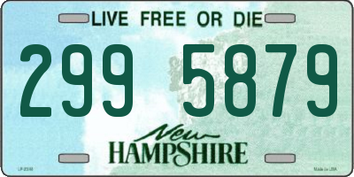 NH license plate 2995879