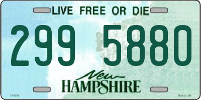 NH license plate 2995880