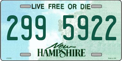 NH license plate 2995922