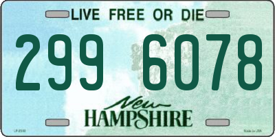 NH license plate 2996078