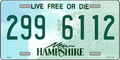 NH license plate 2996112