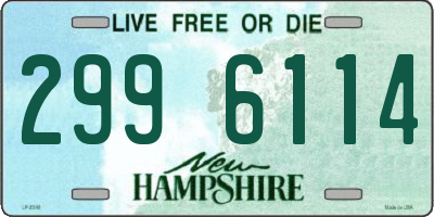 NH license plate 2996114