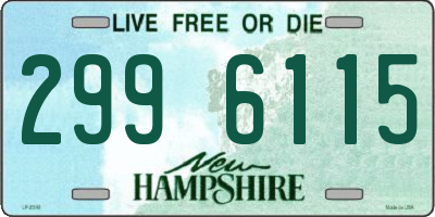 NH license plate 2996115