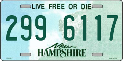 NH license plate 2996117