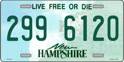 NH license plate 2996120