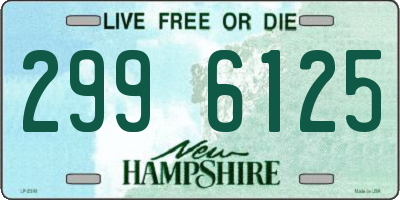 NH license plate 2996125
