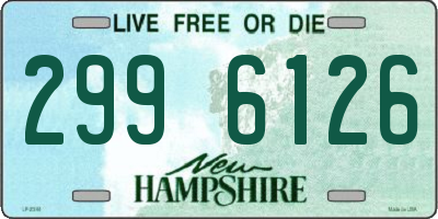 NH license plate 2996126