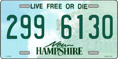 NH license plate 2996130