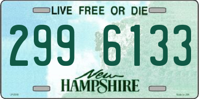 NH license plate 2996133