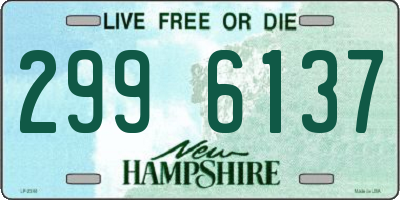 NH license plate 2996137