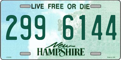 NH license plate 2996144