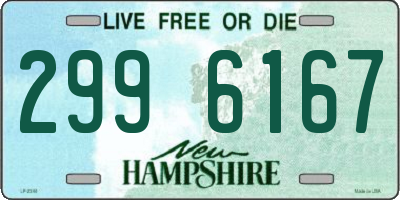 NH license plate 2996167
