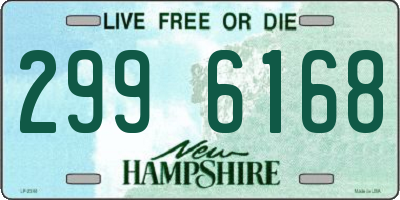 NH license plate 2996168