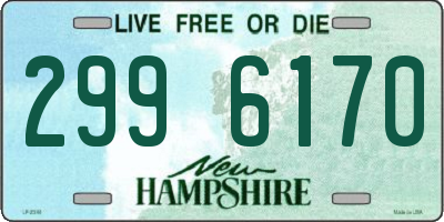 NH license plate 2996170
