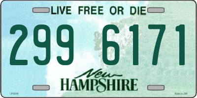NH license plate 2996171