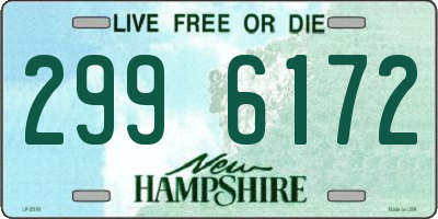NH license plate 2996172