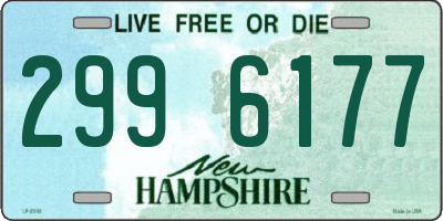 NH license plate 2996177