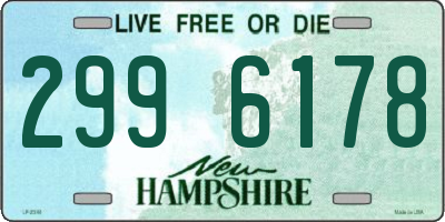 NH license plate 2996178
