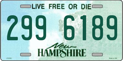NH license plate 2996189