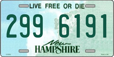 NH license plate 2996191