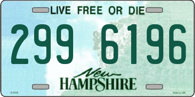 NH license plate 2996196