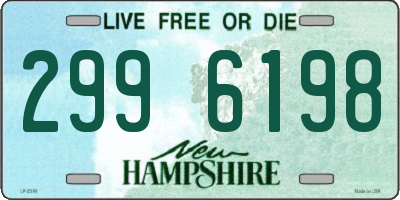 NH license plate 2996198